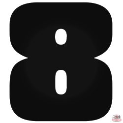 8-as szám "1" matrica