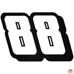 88-as szám "1" matrica