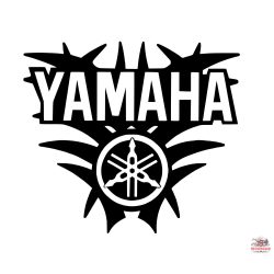 Yamaha logó és felirat matrica